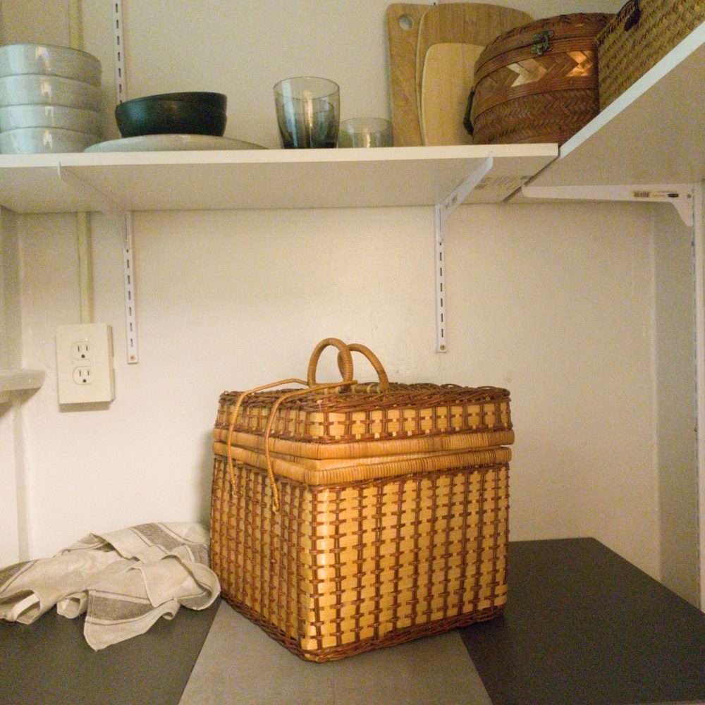 Picnic basket. Adorable and timeless.